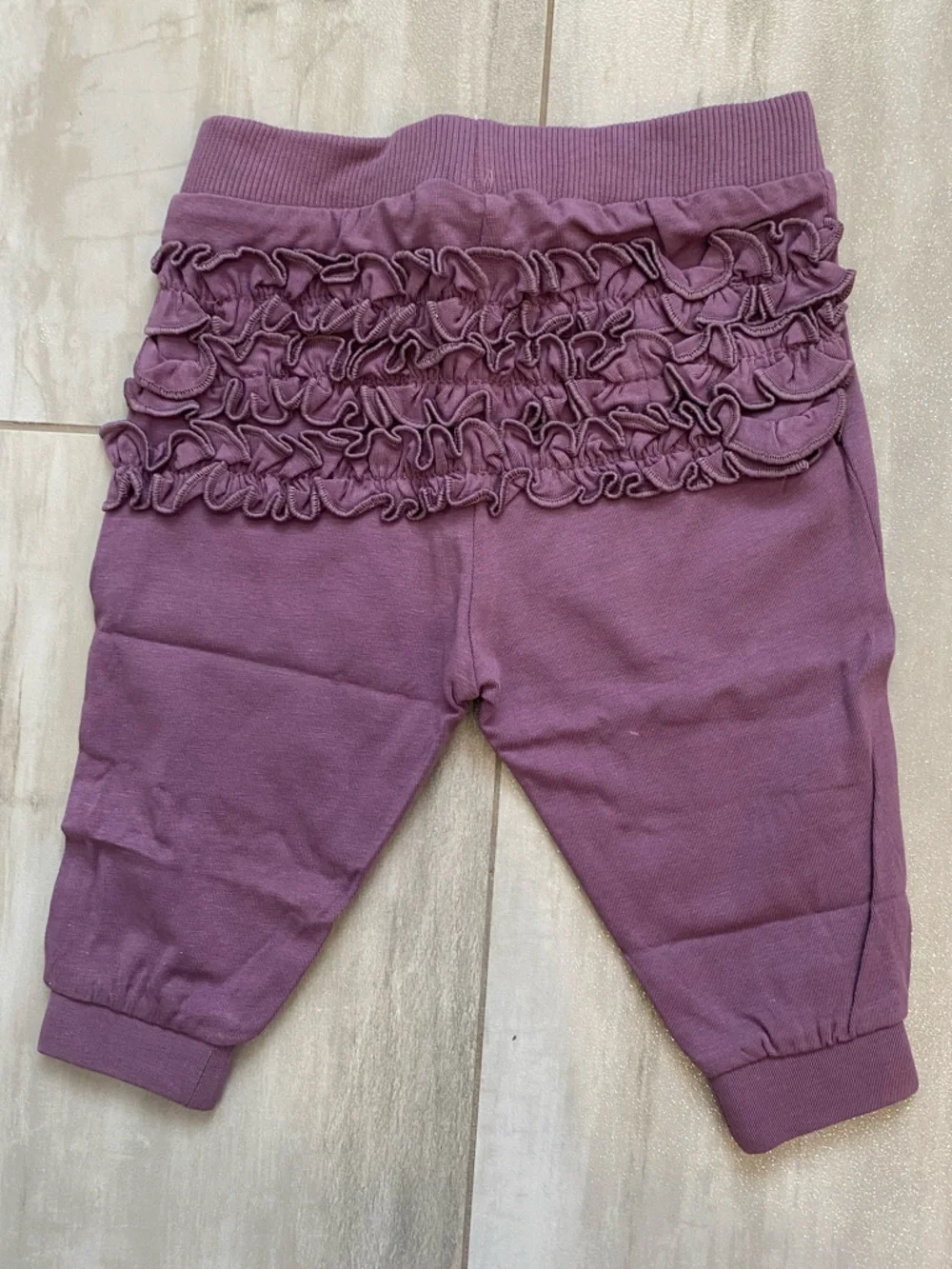 NWT RuffleButts Enchanted Rainbow Stripe Long Sleeve Top & Jogger Set girls 3-6M